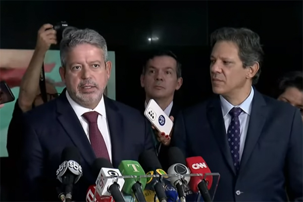 Arthur Lira e Fernando Haddad