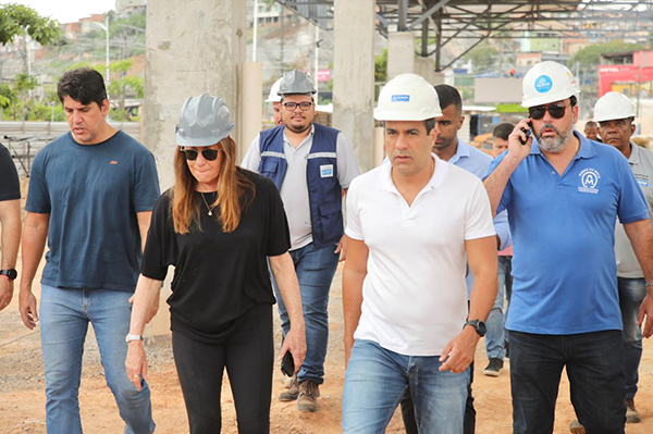 O prefeito Bruno Reis vistoriou obras nesta sexta-feira (21) 