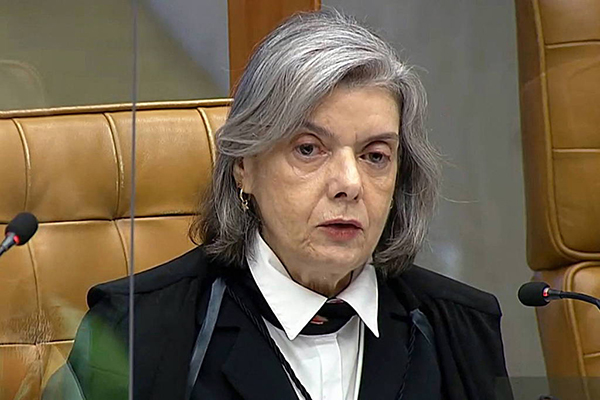 A ministra Cármen Lúcia, do Supremo Tribunal Federal (STF)