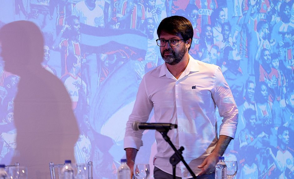 Guilherme Bellintani deixará o Bahia no fim do ano, quando acaba o seu mandato na presidência tricolor