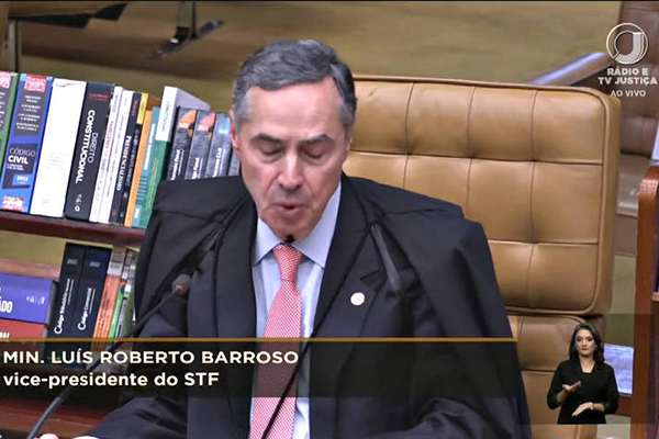 O ministro Luís Roberto Barroso, relator da ação que discute a revisão do FGTS