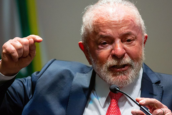 O presidente Lula