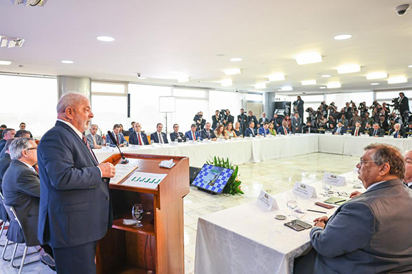 Reunião ministerial do governo Lula Reunião ministerial do governo Lula