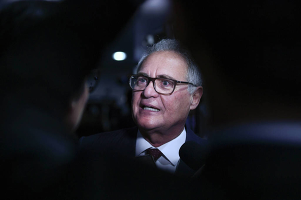 O senador Renan Calheiros (MDB-AL)