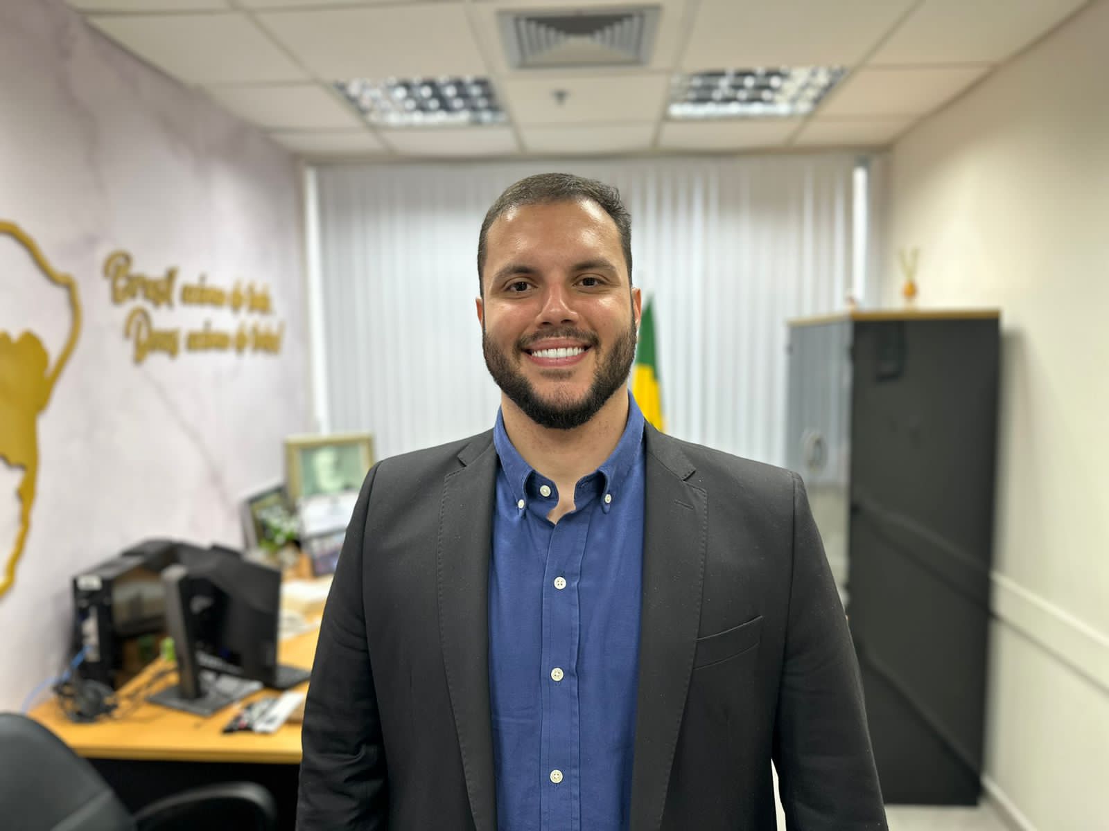 Na imagem, Alexandre Moreira, presidente do Bahia Direita