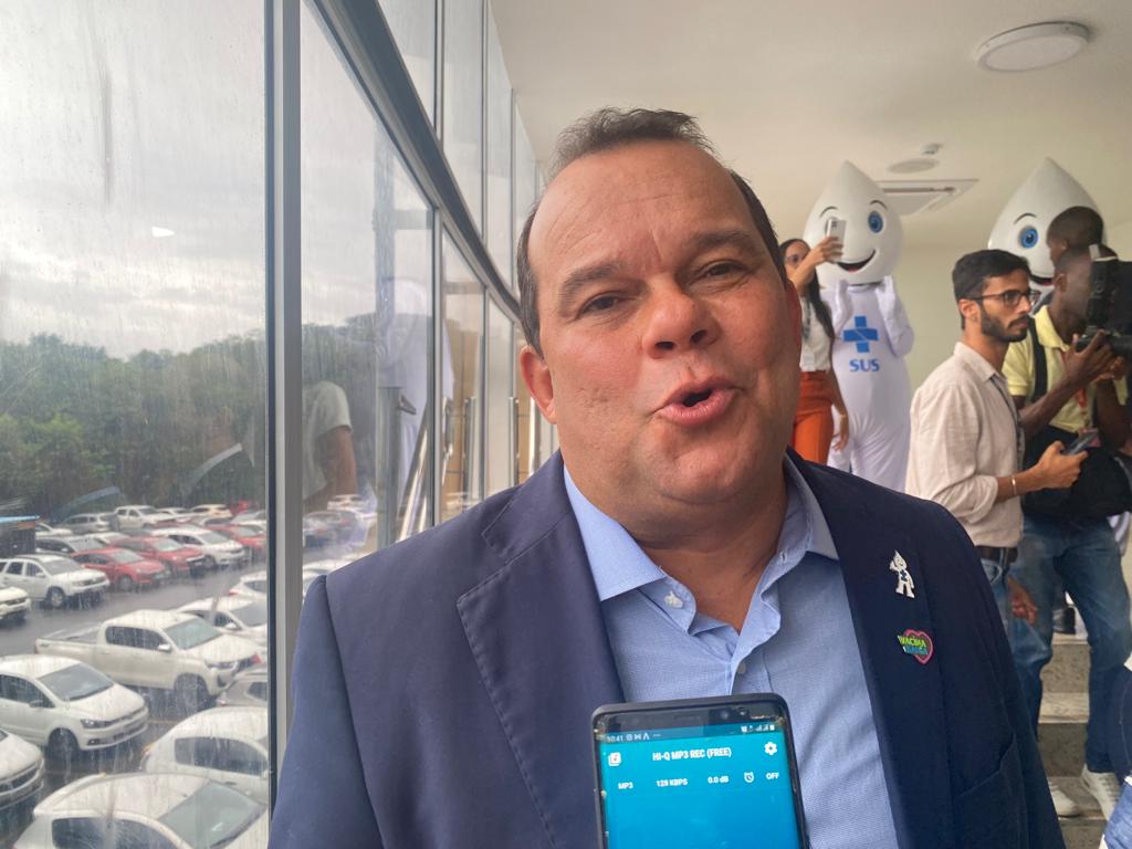 A fala do emedebista foi feita ao tecer elogios ao presidente da Câmara Municipal de Salvador, Carlos Muniz