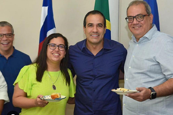 Ana Paula Matos, Bruno Reis e Carlos Muniz