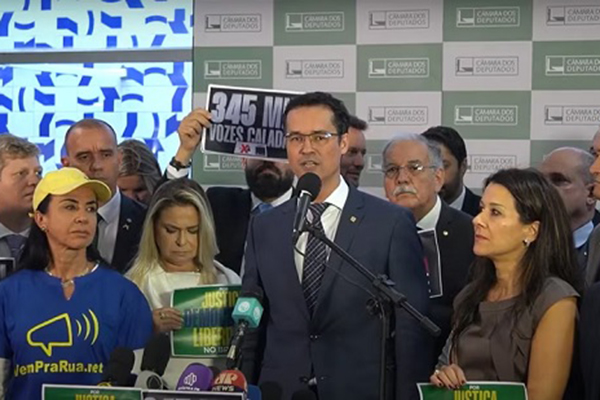 O deputado cassado e ex-procurador da República Deltan Dallagnol (Podemos-PR)