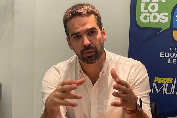 O governador do Rio Grande do Sul, Eduardo Leite (PSDB)