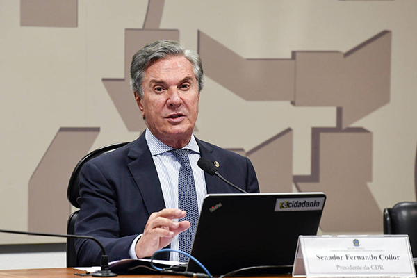 O ex-presidente Fernando Collor de Mello O ex-presidente Fernando Collor de Mello