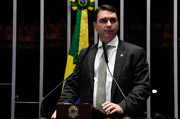 O senador Flávio Bolsonaro (PL-RJ)