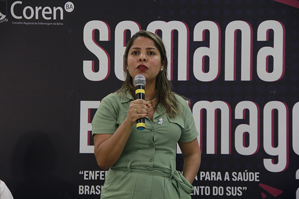 Giszele Paixão, presidente do Conselho Regional de Enfermagem da Bahia