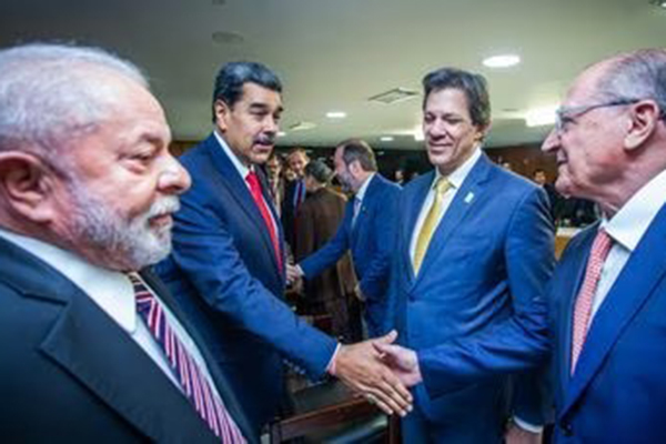 Lula, NIcolás Maduro, Haddad e Alckmin Lula, NIcolás Maduro, Haddad e Alckmin