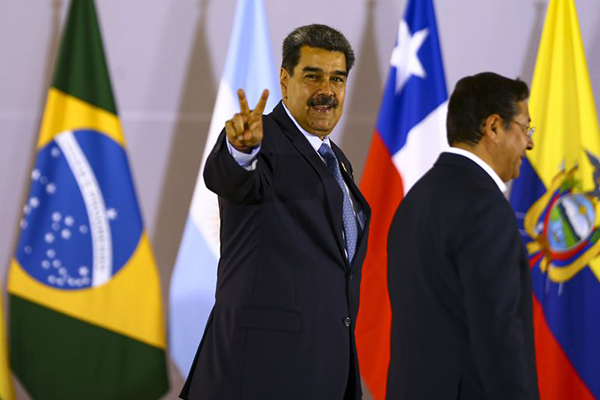 O ditador da Venezuela, Nicolás Maduro O ditador da Venezuela, Nicolás Maduro