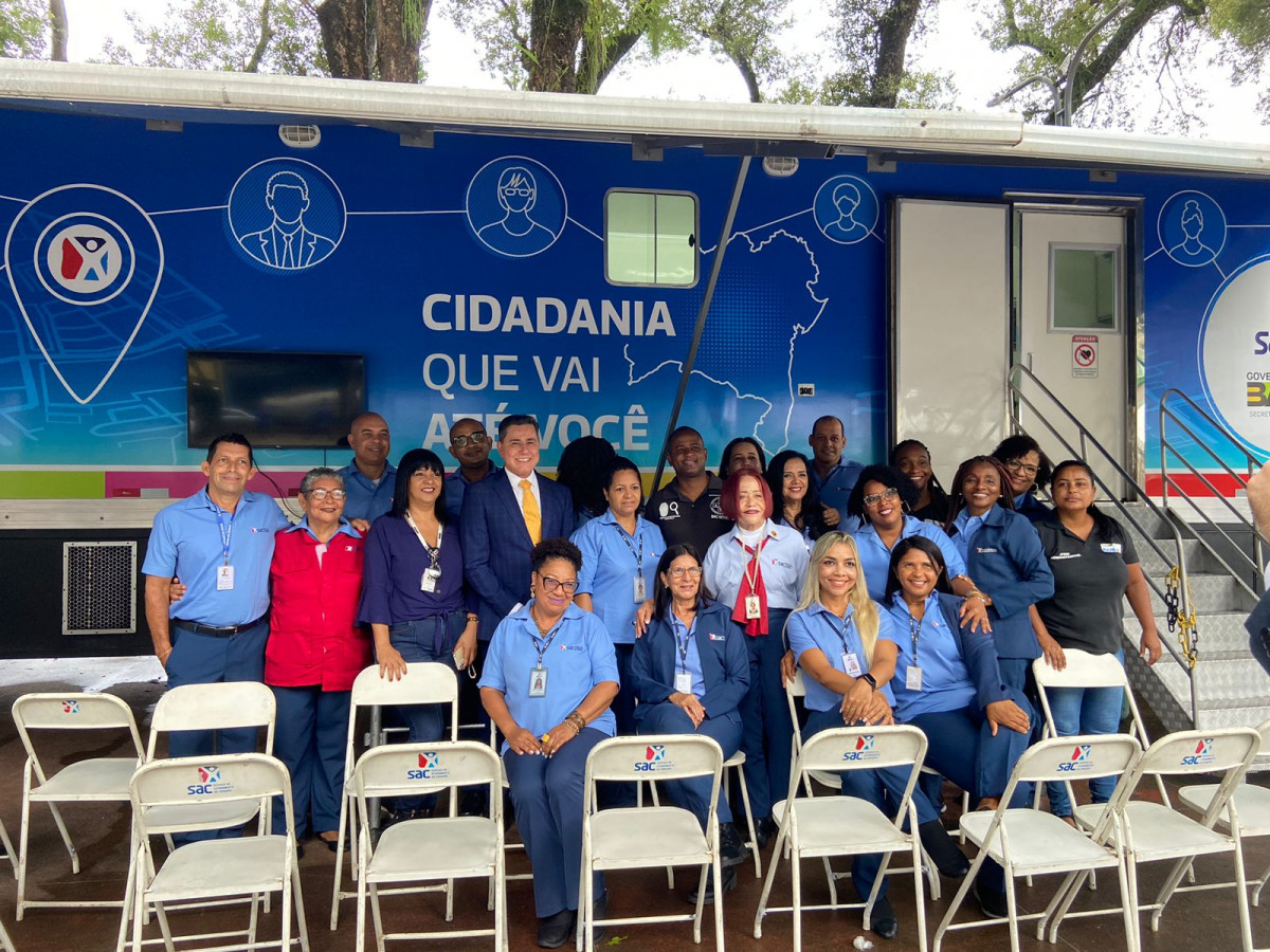 O projeto ocorre até sexta-feira (12), das 8h às 14h, na Praça Marechal Deodoro, no bairro do Comércio (Salvador)