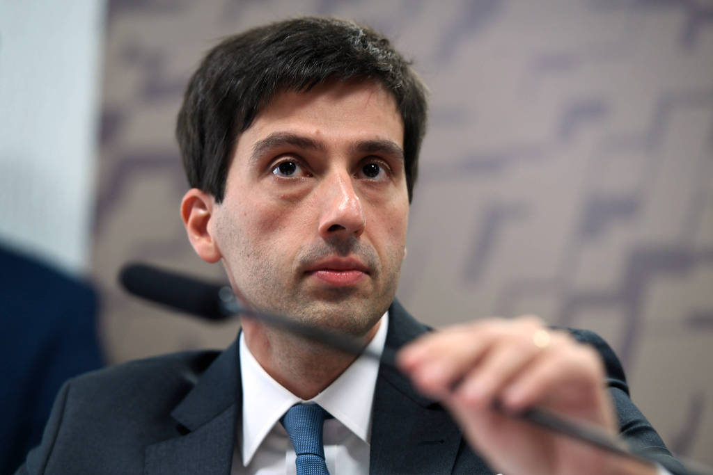 Diogo Guillen, diretor de política econômica do BC, durante sabatina no Senado