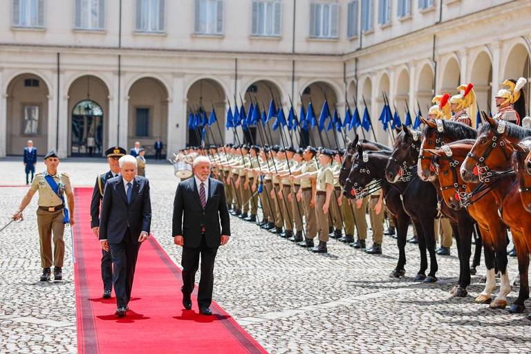 O ex-presidente Lula em Roma O ex-presidente Lula em Roma