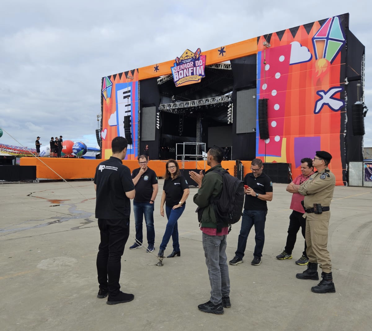 Membros do CB informaram aos promotores de Justiça que a montagem da estrutura do evento não teria sido executada de acordo com os parâmetros definidos no projeto aprovado