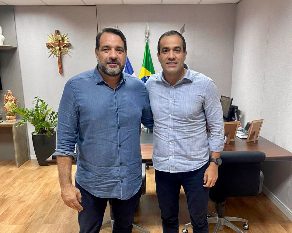 Deputado estadual Alan Sanches e o prefeito de Salvador, Bruno Reis Deputado estadual Alan Sanches e o prefeito de Salvador, Bruno Reis
