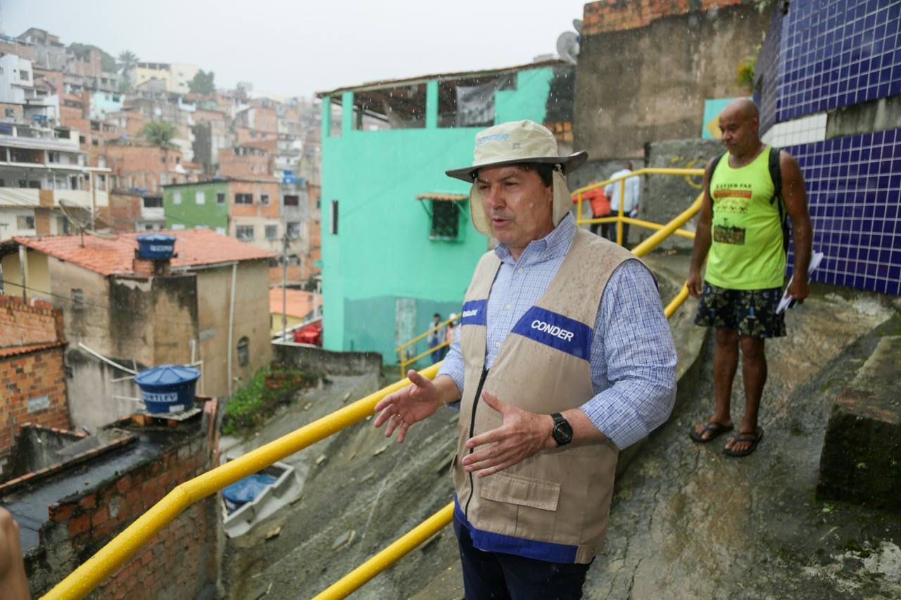 O presidente da Conder, Zé Trindade