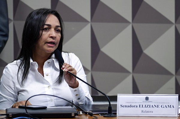 A relatora da CPI do 8 de Janeiro, senadora Eliziane Gama (PSD-MA)