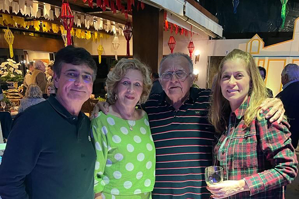 Toninho Andrade, Auxiliadora Mendonça, José Carlos Paes Mendonça e Patrícia Andrade
