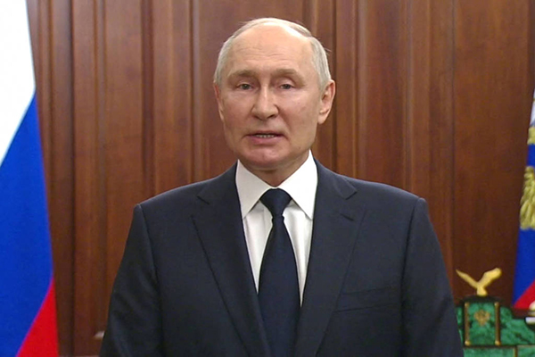 O presidente da Rússia, Vladimir Putin