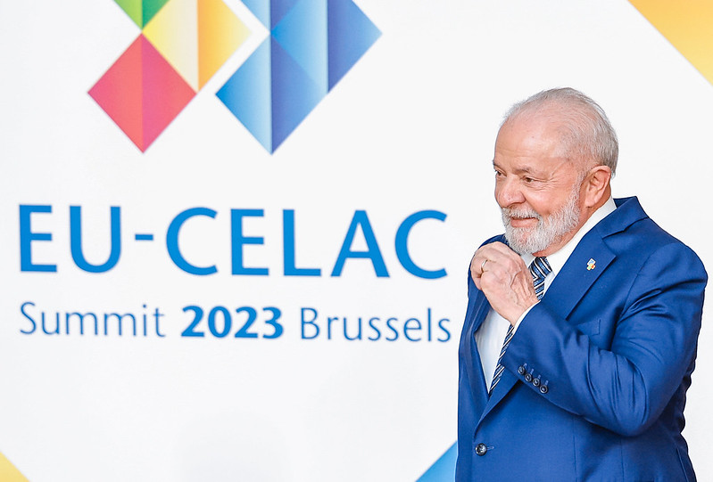 Luiz Inácio Lula da Silva, durante sessão de abertura da III Cúpula CELAC-UE