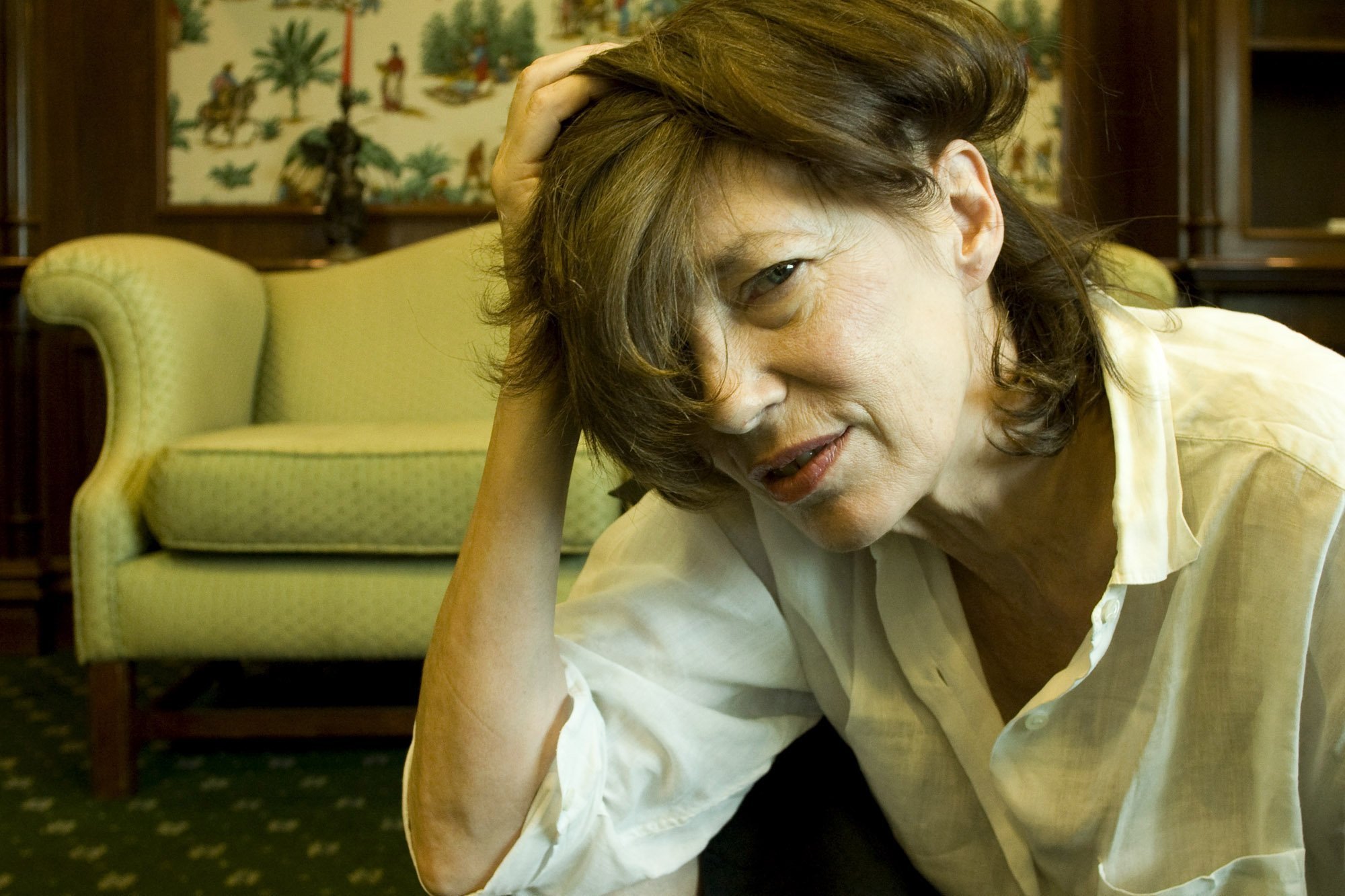 A atriz Jane Birkin