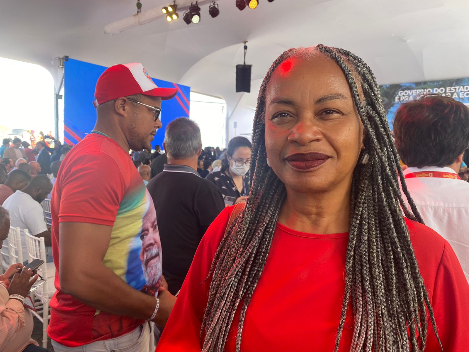 A deputada Olívia Santana