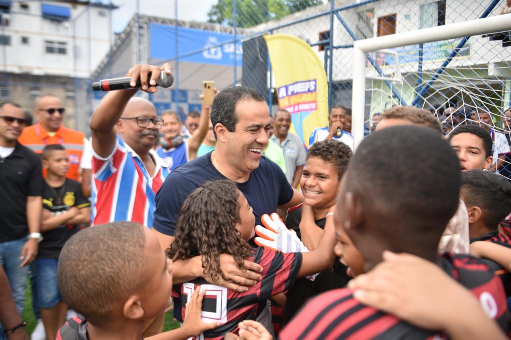 O prefeito Bruno Reis