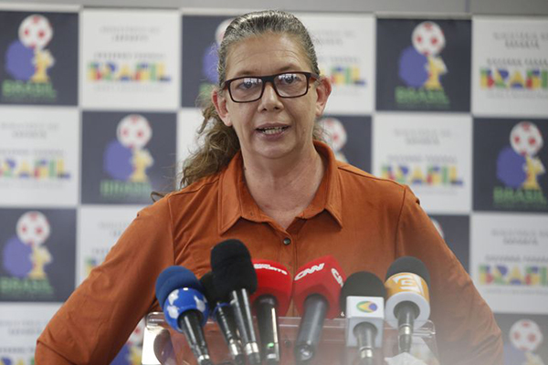 A ministra do Esporte, Ana Moser