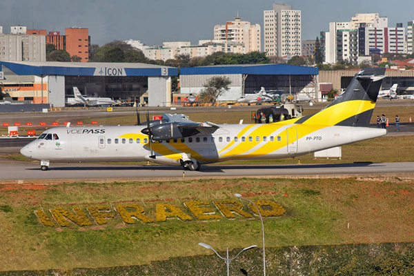 Voo inaugural será com a companhia Voepass, em parceria com a Latam Voo inaugural será com a companhia Voepass, em parceria com a Latam