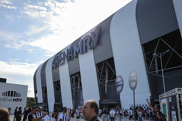 O estádio do Atlético-MG, em Belo Horizonte