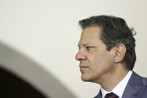 O ministro Fernando Haddad (Fazenda)