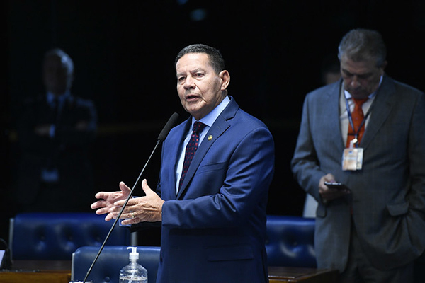 O ex-vice-presidente e hoje senador Hamilton Mourão (Republicanos-RS) O ex-vice-presidente e hoje senador Hamilton Mourão (Republicanos-RS)
