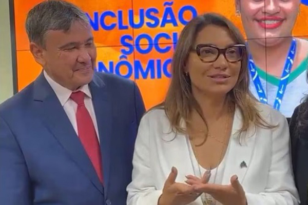 O ministro Wellington Dias (Desenvolvimento Social) e a primeira-dama Rosângela da Silva, a Janja O ministro Wellington Dias (Desenvolvimento Social) e a primeira-dama Rosângela da Silva, a Janja