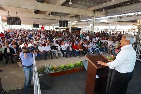 O governador Jerônimo Rodrigues (PT) no lançamento do Plano Safra Bahia 