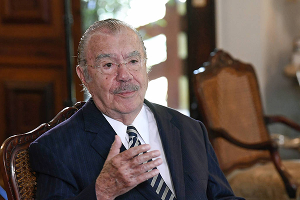 O ex-presidente José Sarney O ex-presidente José Sarney