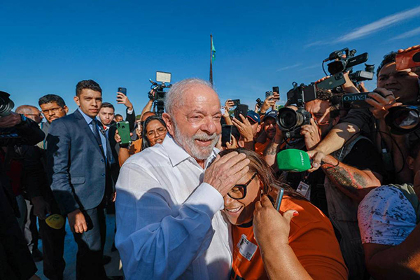 O presidente Lula O presidente Lula