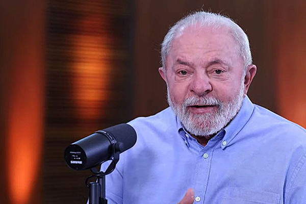 O presidente Lula