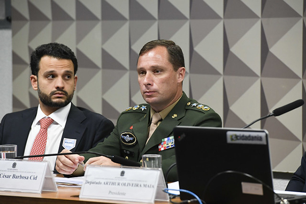 O tenente-coronel Mauro Cid, ex-ajudante de ordens do ex-presidente Jair Bolsonaro (PL)