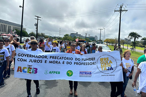 Protesto de professores da rede estadual Protesto de professores da rede estadual