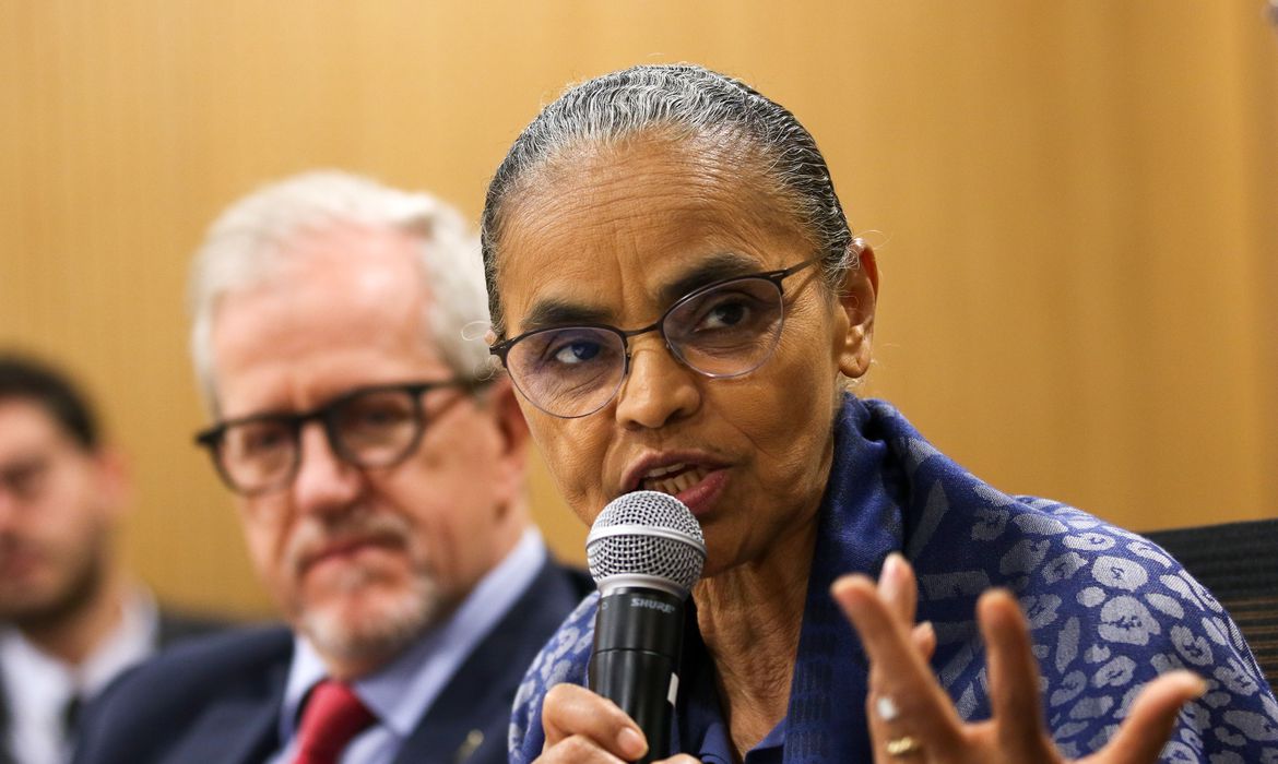 A ministra do Meio Ambiente, Marina Silva A ministra do Meio Ambiente, Marina Silva