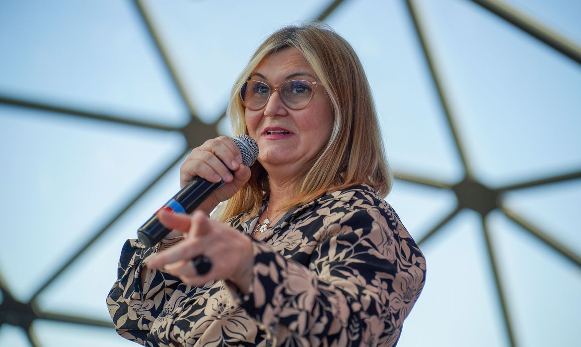 A presidente da Caixa Rita Serrano A presidente da Caixa Rita Serrano