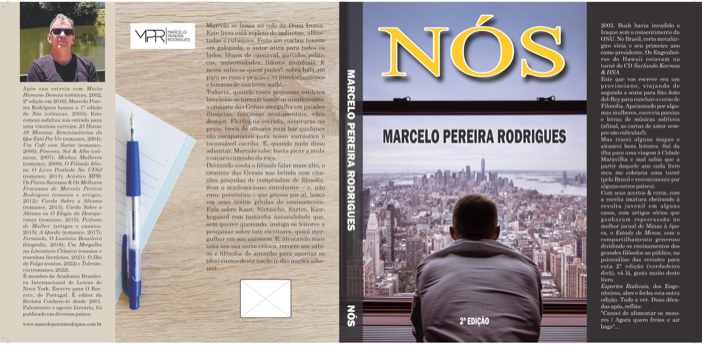 Capa e contracapa do livro "Nós"
