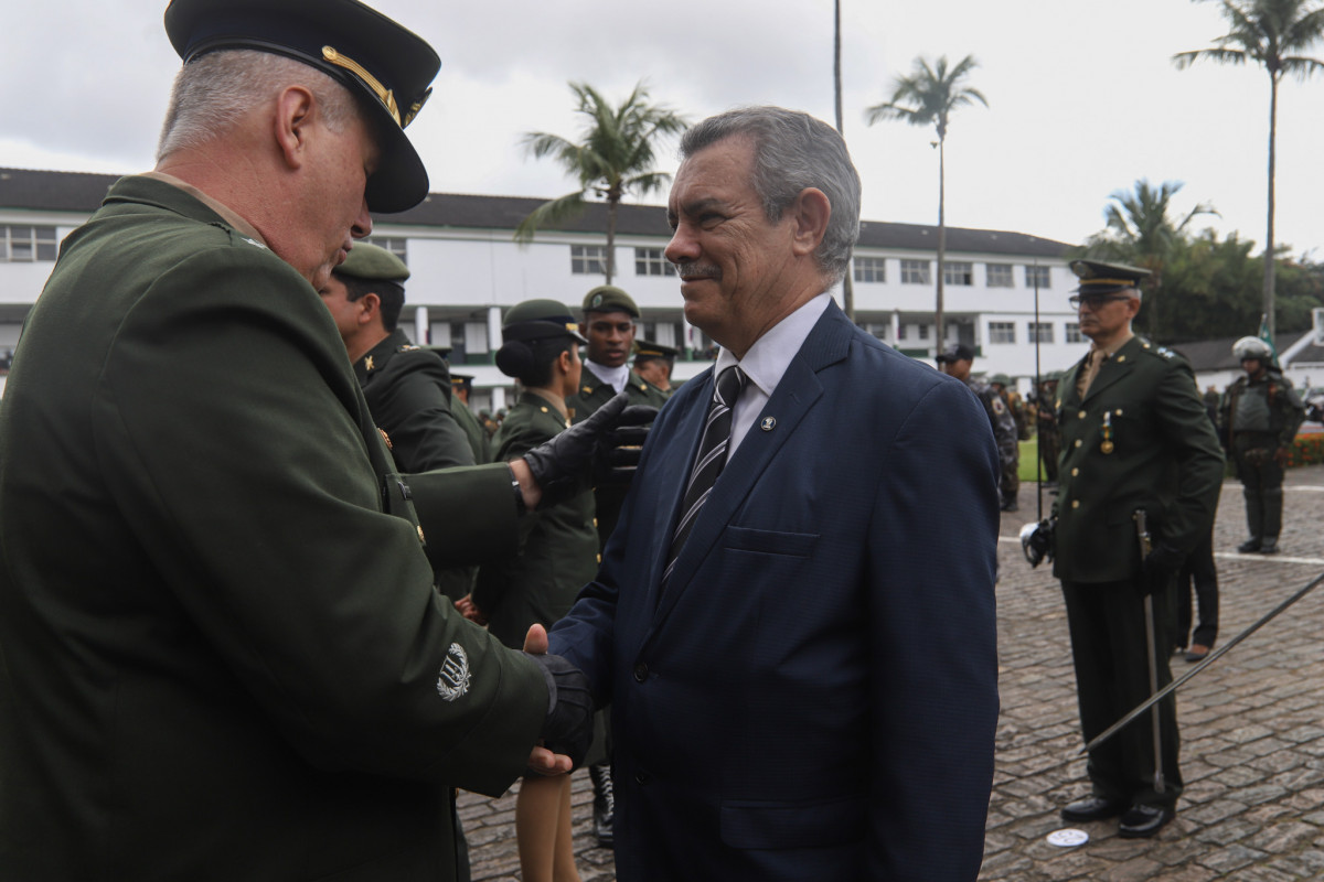 A cerimônia ocorreu no 19° Batalhão de Caçadores, no Cabula, em Salvador
