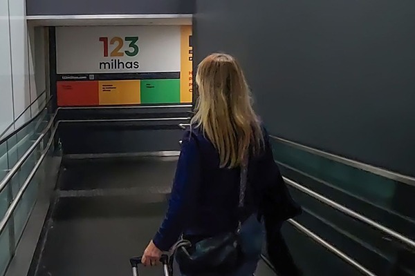 Publicidade da 123milhas