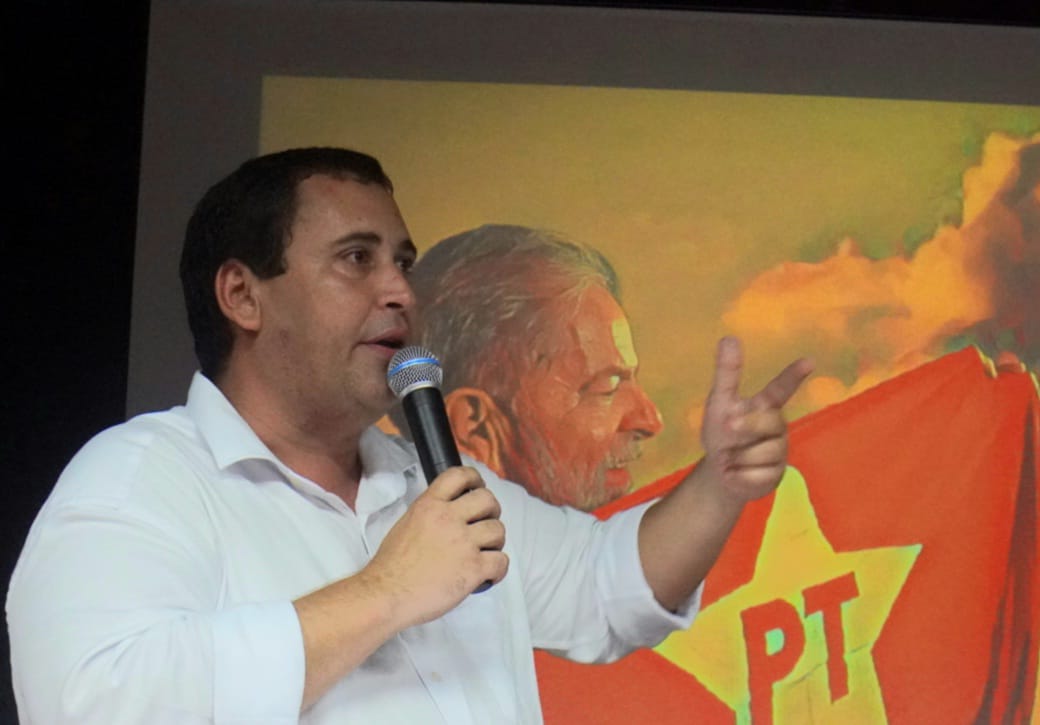O presidente do PT na Bahia, Éden Valadares O presidente do PT na Bahia, Éden Valadares