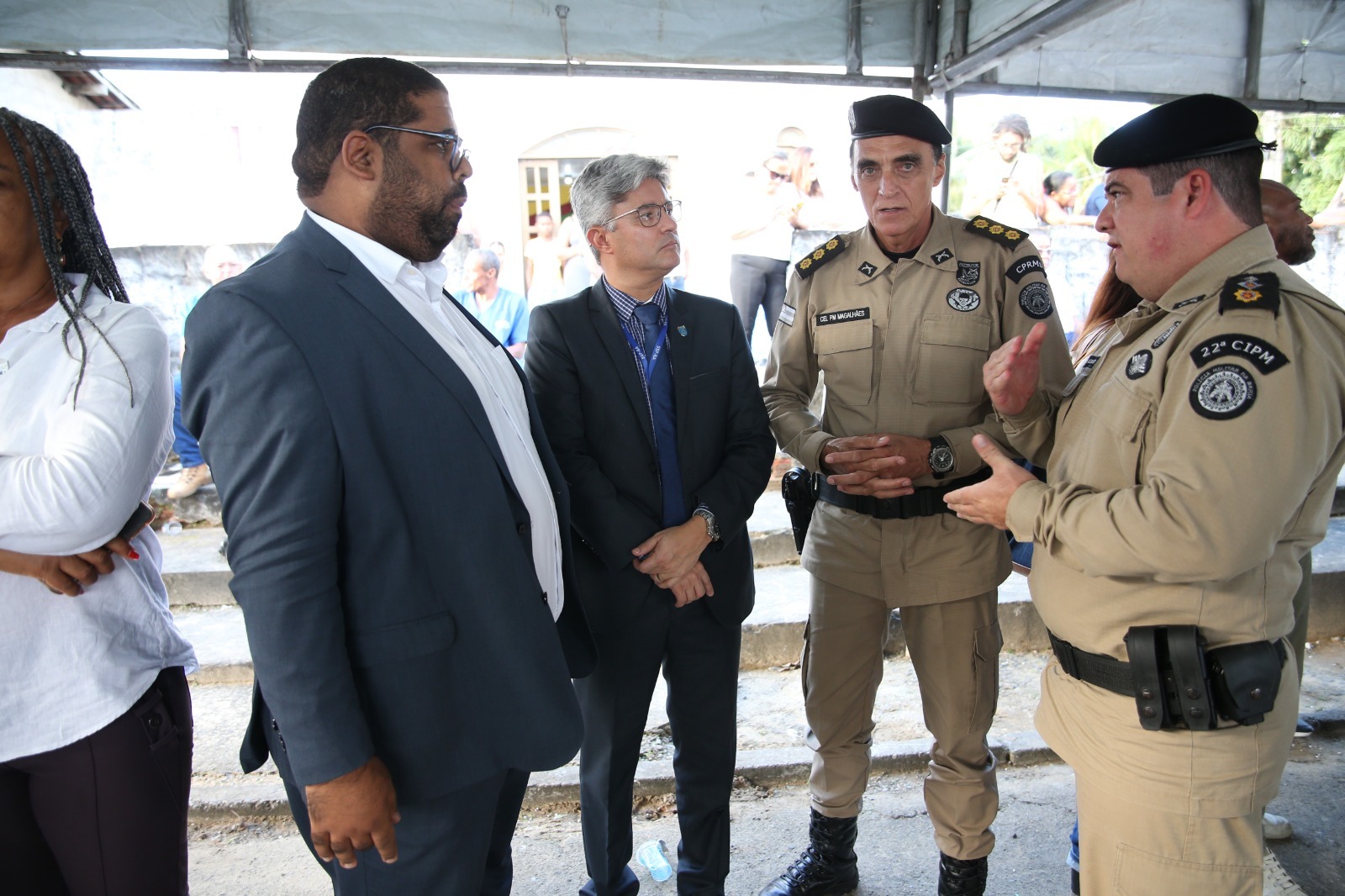 Na imagem, o secretário estadual de Justiça e Direitos Humanos (SJDH), Felipe Freitas